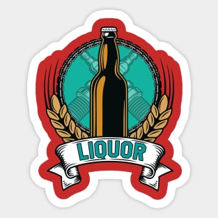 LIQUOR Sticker